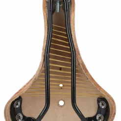 Gusti Leder Bike Selle De Vélo En Cuir Bernard H - Marron Miel -Vélos de Route Soldes 2F3 20 42 hinten1 fahrradsattel leder