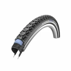 Schwalbe Pneu Marathon Plus Tour - 28x1,75 Pouces - SmartGuard - Bandes Réfléchissantes - Noir