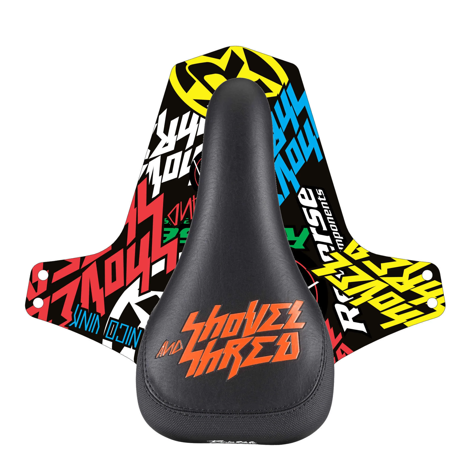 Reverse Selle Shovel & Shred - Noir/Orange 1 Reverse Selle Shovel & Shred - Noir/Orange