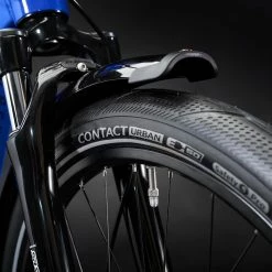 Haibike Trekking 4 Cadre Bas - Gloss Matte Blue Black -Vélos de Route Soldes Haibike MY22 Detail Tyre Trekking 4 LOW blue