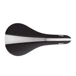 Fabric Selle De Course Line Shallow - 142 Mm - Noir/Blanc