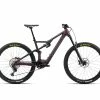 Orbea RISE H10 - Mulberry Métallique - Noir (mat)