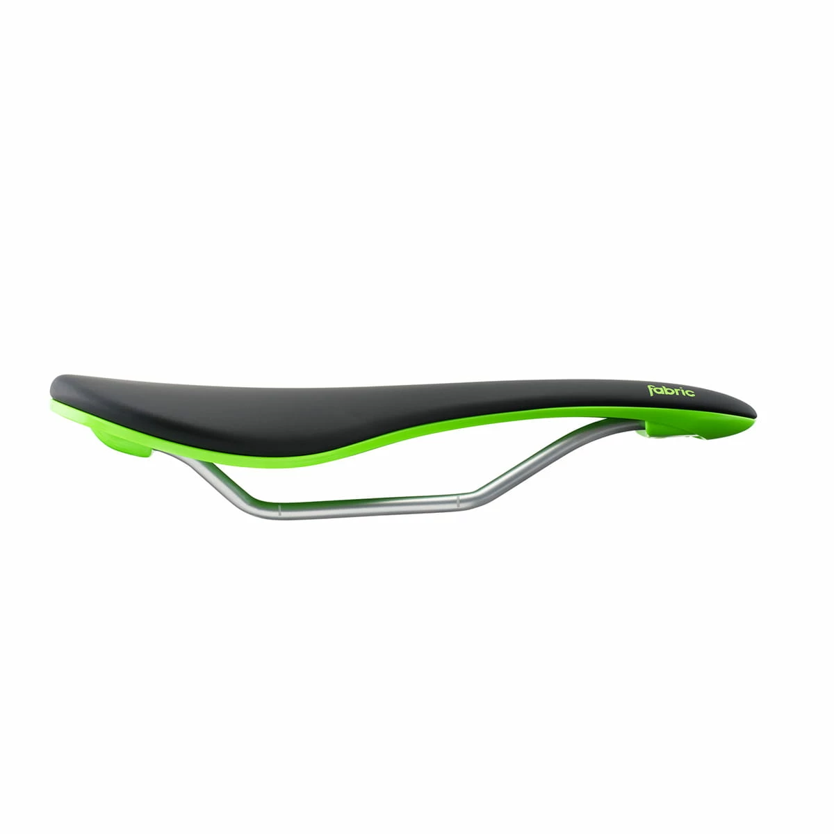 Fabric Selle Plate Scoop Elite - Noir/Vert 2 Fabric Selle Plate Scoop Elite - Noir/Vert – Image 2