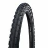 Schwalbe Pneu Land Cruiser Plus - 28x2.15 Pouces - PunctureGuard - Bandes Réfléchissantes - Noir