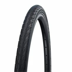 Schwalbe Pneu Delta Cruiser Plus - 28x2.00 Inch - SBC - Bandes Réfléchissantes - Noir