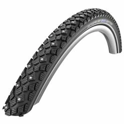 Schwalbe Roues à Fils D'hiver - 18x1.60 Inch - K-Guard - Bandes Réfléchissantes - Noir